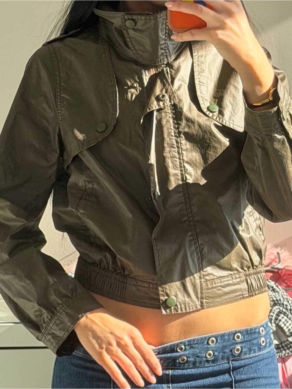 Olive Green Women's Utility Jacket